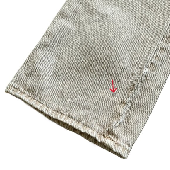 Rolla's Original High Rise Straight Leg Jeans Sand Beige Denim Women's US 29 - Picture 3 of 10